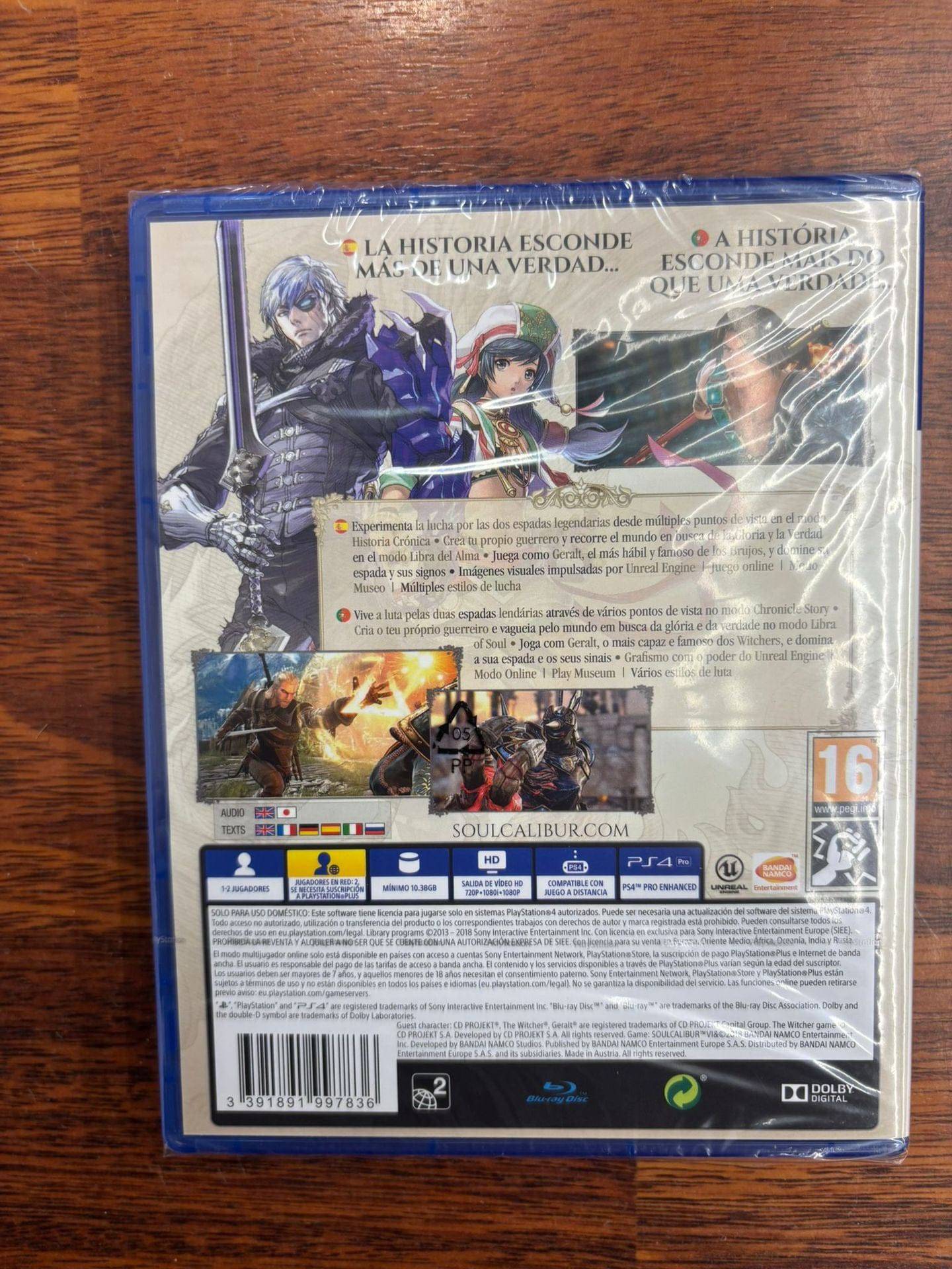 Soul Calibur Vi PS4 ES/PT Soul Calibur Vi PS4 ES/PT